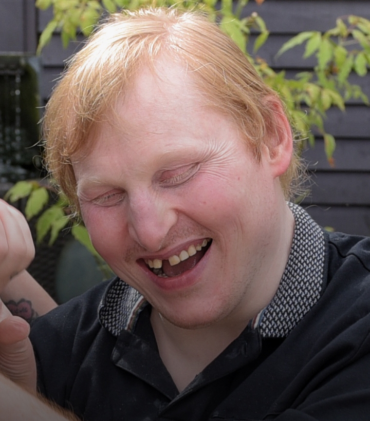 happy young man smiling